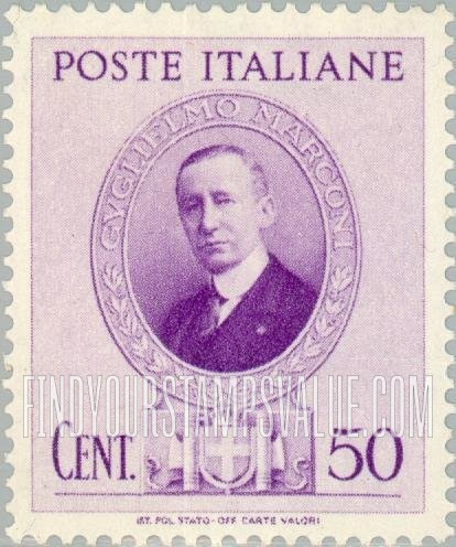 FindYourStampsValue: Guglielmo Marconi