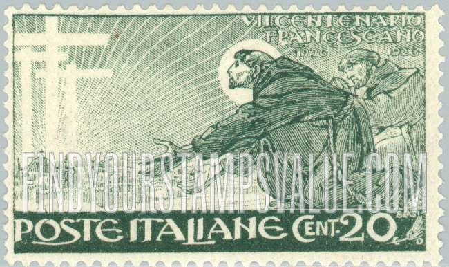 FindYourStampsValue: St. Francis and His Vision