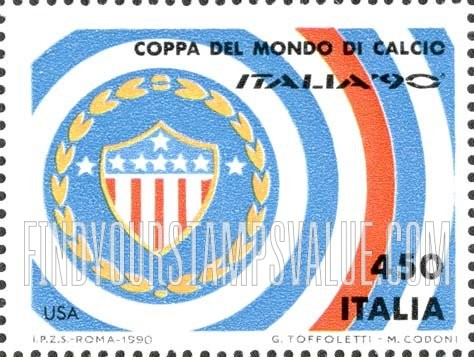 FindYourStampsValue: Soccer club emblems and stadiums in Italy: US