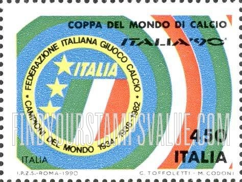 FindYourStampsValue: Soccer club emblems and stadiums in Italy: Italy