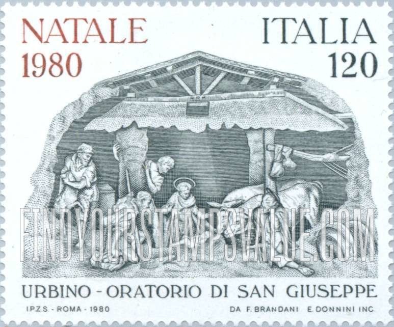 FindYourStampsValue: Nativity Sculpture by Federico Brandini, 16th Centennial