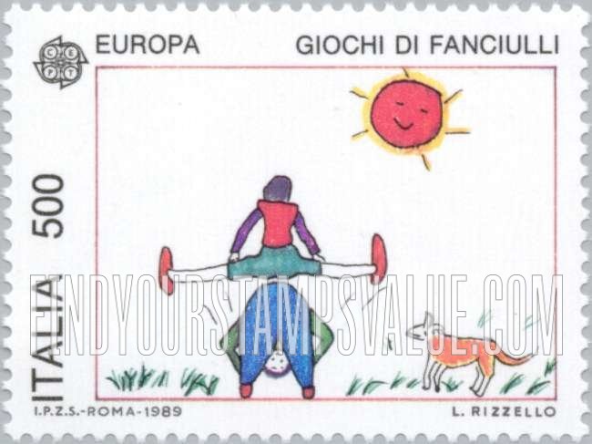 FindYourStampsValue: Europa 1989: Leapfrog, horizontal