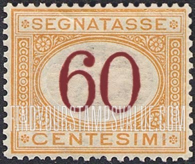 FindYourStampsValue: POSTAGE DUE - Numeral Value