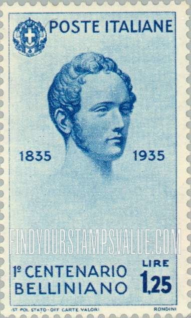 FindYourStampsValue: Vincenzo Bellini