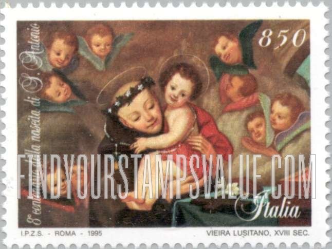 FindYourStampsValue: St. Anthony of Padua (1195-1231)
