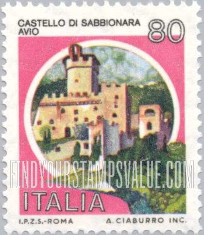 FindYourStampsValue: Castle Type of 1980: Castle Type of 1980: