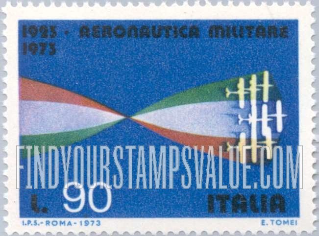 FindYourStampsValue: Fiat CR-32’s flying figure