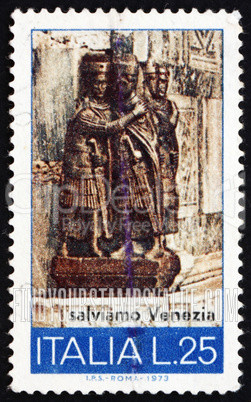 FindYourStampsValue: The Tetrarchs, 4th Century Sculpture