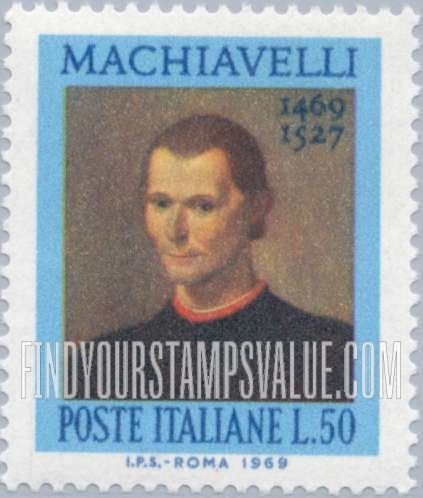 FindYourStampsValue: Niccolo Machiavelli