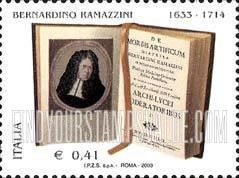 FindYourStampsValue: Bernardino Ramazzini (1633-1714), Physician