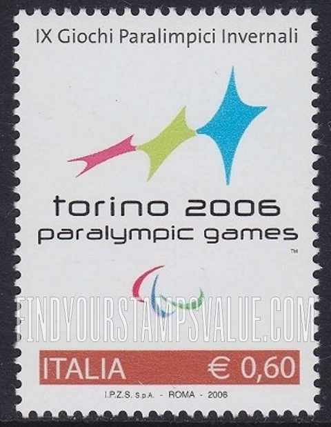 FindYourStampsValue: 2006 Winter Paralympics Turin