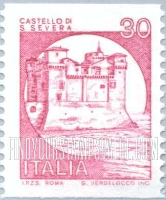FindYourStampsValue: Coil Stamps: St. Severna, Rome