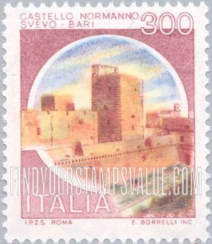 FindYourStampsValue: Castles: Svevo, Bar