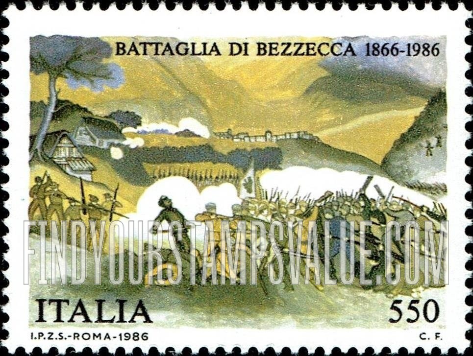 FindYourStampsValue: Battle of Bezzecca, 120th Anniversary