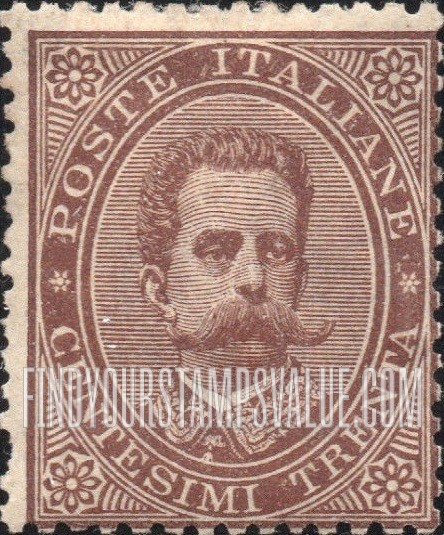 FindYourStampsValue: King Humbert I