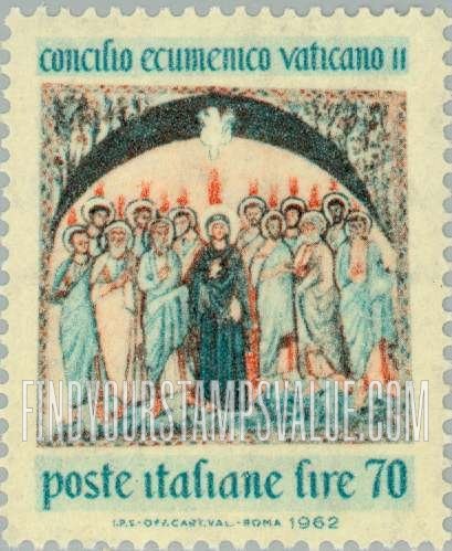FindYourStampsValue: Holy Spirit Descending on Apostles