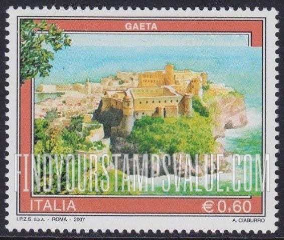 FindYourStampsValue: Tourism Type of 2005: Gaeta