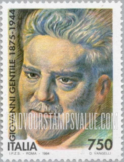 FindYourStampsValue: Giovanni Gentile (1875-1944), Philosopher
