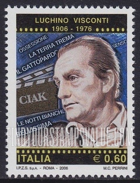 FindYourStampsValue: Luchino Visconti (1906-76), Film Director