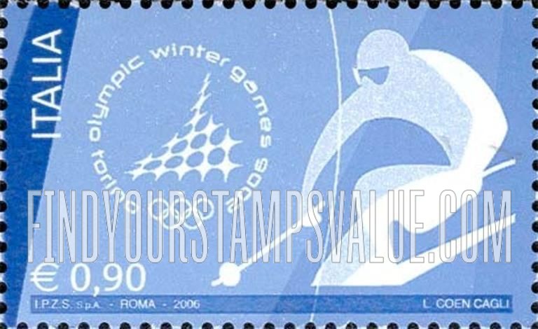FindYourStampsValue: 2006 Winter Olympics, Turin: Alpine skiing