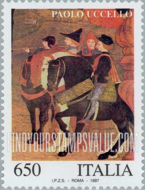 FindYourStampsValue: The Miracle of Ostia, by Paolo de Dono Uccello (1397-1475)