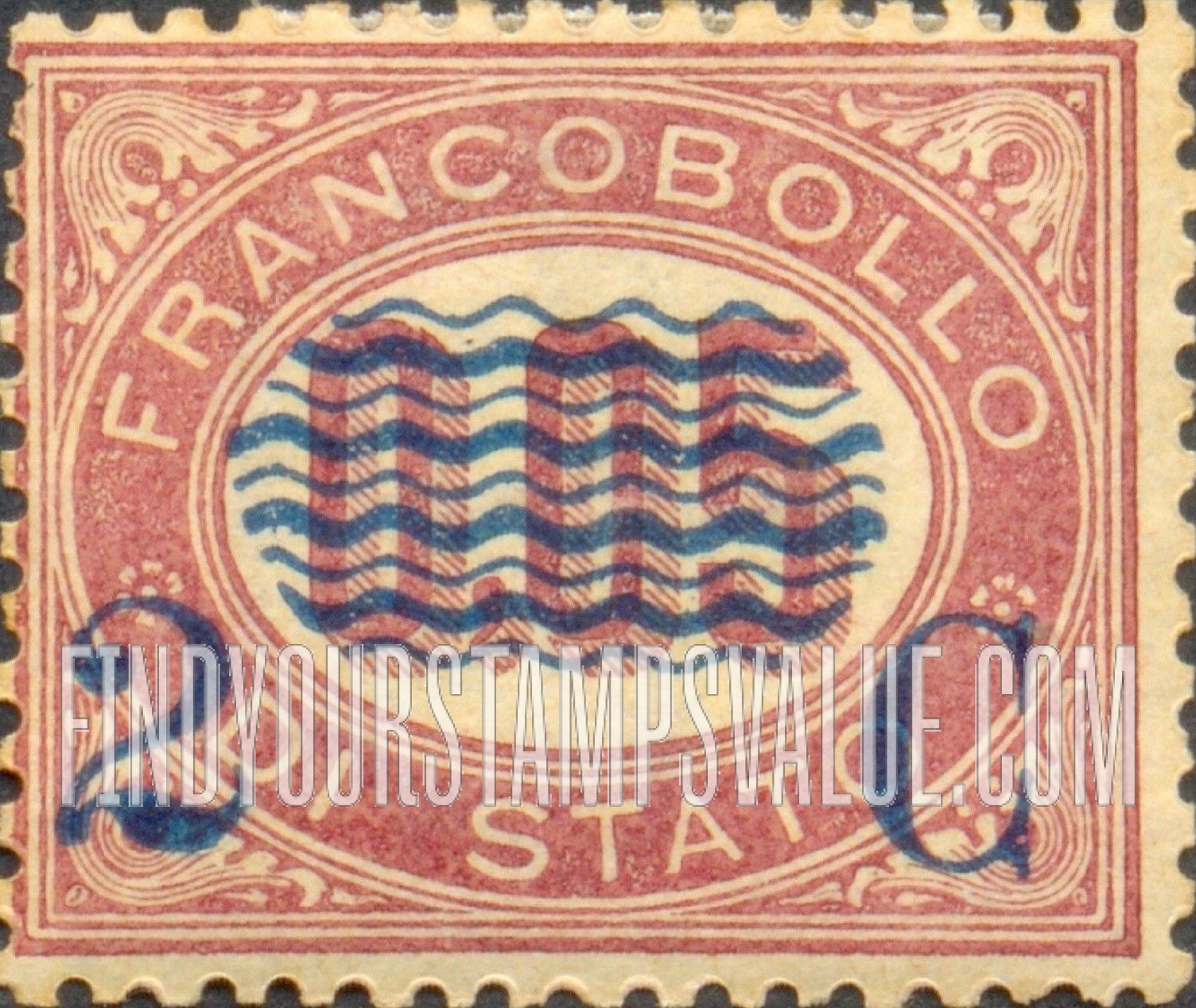 FindYourStampsValue: Official Stamps Surcharged in Blue
