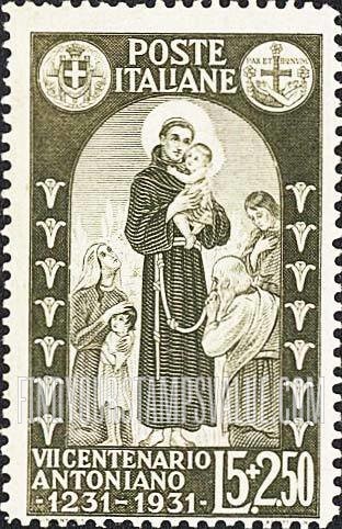 FindYourStampsValue: St. Anthony Succoring the Poor
