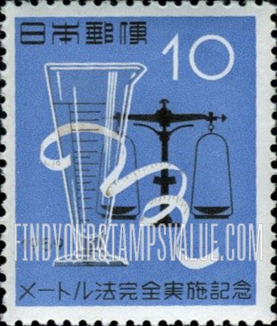 FindYourStampsValue: Measuring Glass, Tape Measure and Scales - 測定ガラス、測定テープと体重計