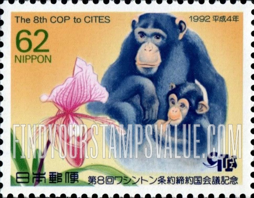 FindYourStampsValue: 8th Conference on International Trade in Endangered Species (CITES) - 第8回ワシントン条約締約国会議
