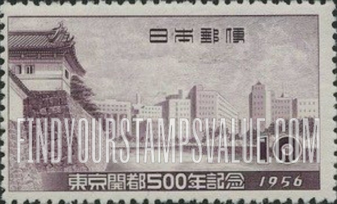 FindYourStampsValue: Palace Moat and Modern Tokyo -  皇居付近の風景