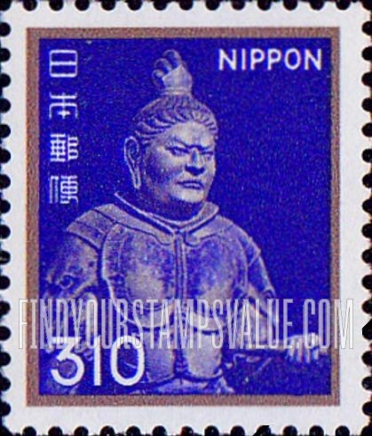 FindYourStampsValue: Komokuten, Todaiji Temple - 東大寺広目天像