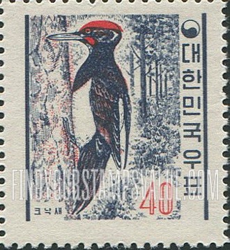FindYourStampsValue: Tristram's Woodpecker - 크낙새