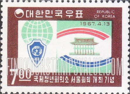 FindYourStampsValue: JCI Emblem and Gyeonghoe Pavilion -  JCI 상징과 경회루