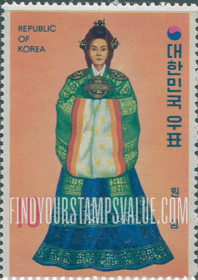 FindYourStampsValue: Queen's Ceremonial Dress - 원삼