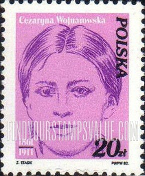 FindYourStampsValue: Workers’ Activists: Cezaryna Wojnarowska (1861-1911)
