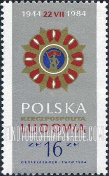 FindYourStampsValue: Order of Builders of People’s Poland