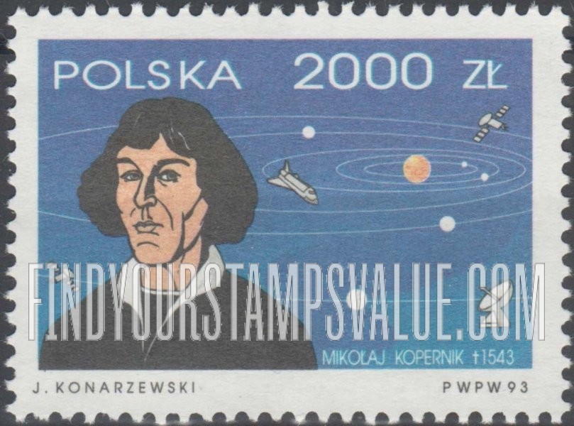 FindYourStampsValue: Nicolaus Copernicus (1473-1543)