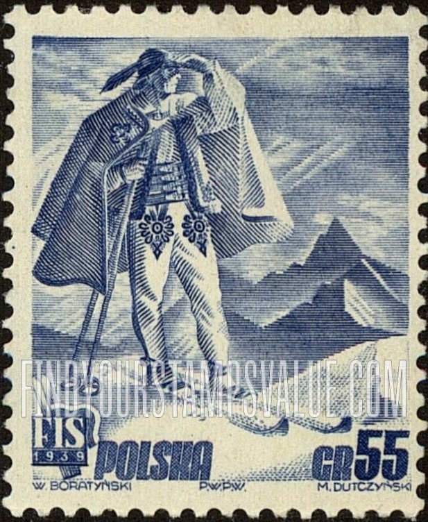 FindYourStampsValue: Skier