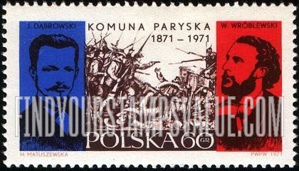 FindYourStampsValue: Fighting in Pouilly Castle, Jaroslaw Dabrowski and Walery Wroblewski