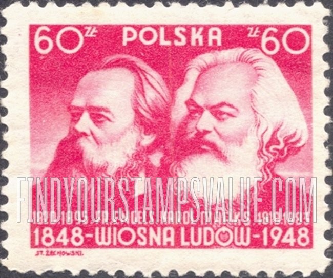 FindYourStampsValue: Friedrich Engels and Karl Marx
