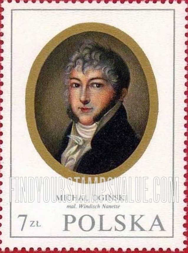 FindYourStampsValue: Miniatures: Michal Oginski (1728-1800), by Nanette Rosenzweig-Windisch