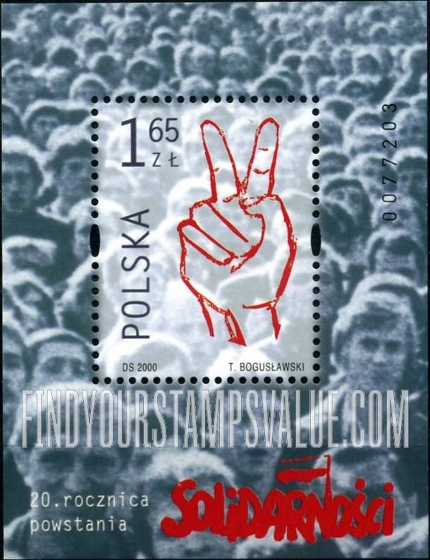 FindYourStampsValue: Solidarity Labor Union, 20th Anniversary