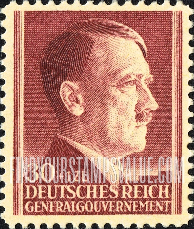 FindYourStampsValue: OCCUPATION SEMI-POSTAL - Adolf Hitler