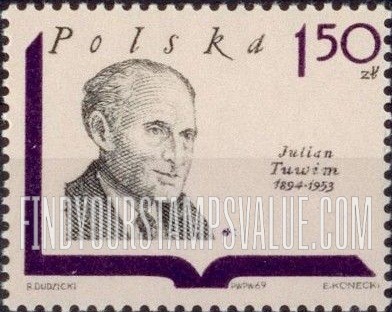 FindYourStampsValue: Polish Writers: Julian Tuwim (1894-1953)