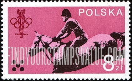 FindYourStampsValue: Olympic Emblem and Equestrian