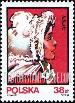 FindYourStampsValue: Traditional Hats: Lubuski