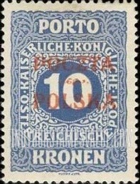 FindYourStampsValue: POSTAGE DUE - Postage Due Postage Due 1916, Overprinted in Red