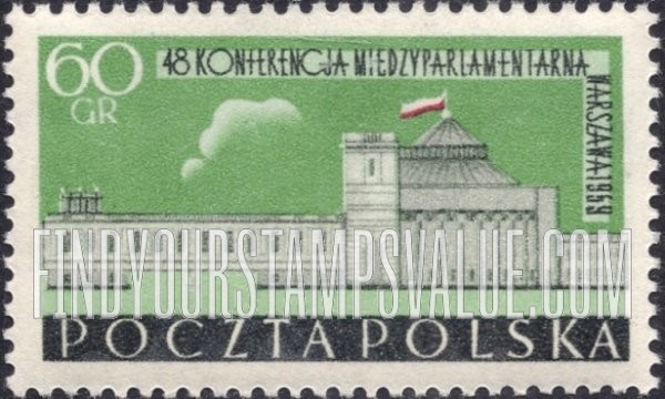 FindYourStampsValue: Sejm (Parliament) Building