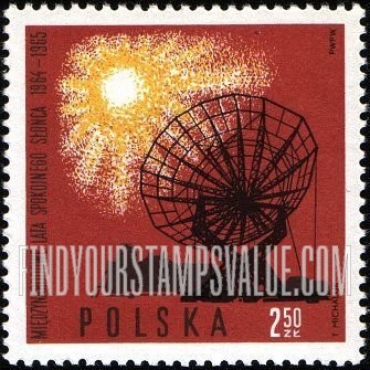 FindYourStampsValue: Radio telescope dish, Torun