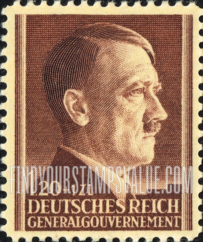 FindYourStampsValue: OCCUPATION SEMI-POSTAL - Adolf Hitler